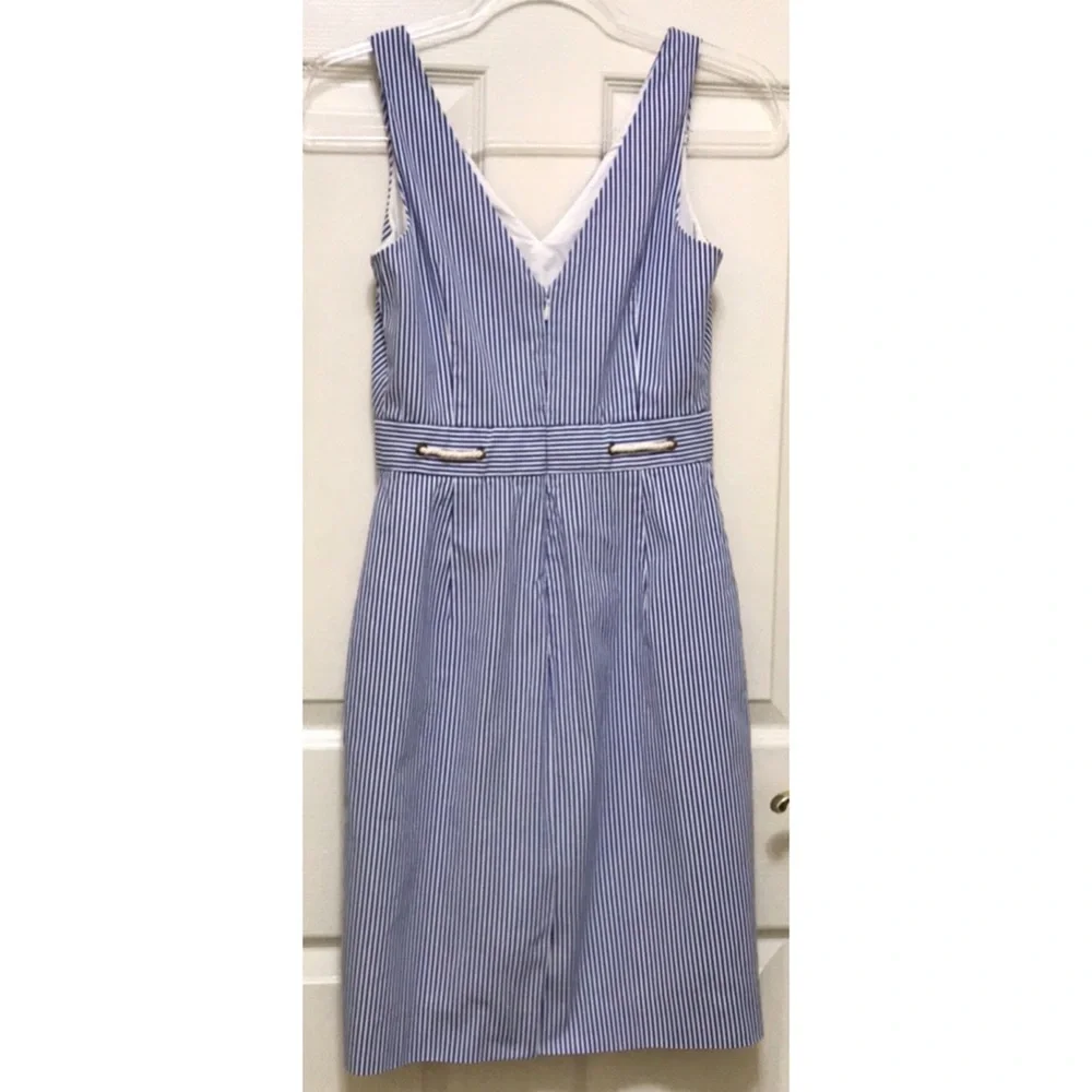 J. Crew Seersucker Sheath Dress